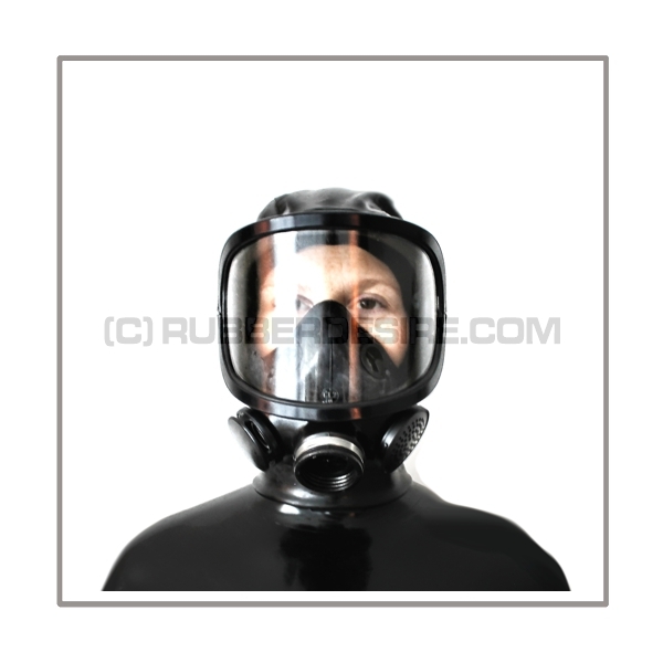 Deluxe gasmask-zipper-hood HR-FZ with panoramic-view - model Fernez Willson